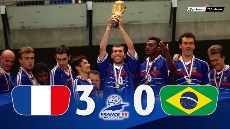 1998 World Cup Final Full Match HD (TF1 High Quality Record) - TokyVideo
