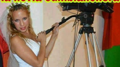 Novia Cumbianchera Gris despedida canta Giselle Romina Castillo Vargas seudónimo Giselle Darlene Novia Cumbianchera